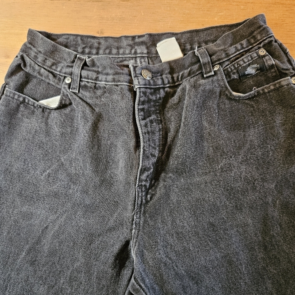 Harley Davidson Vintage Women's Classic Fit Jeans Black Size 12R - Picture 3 of 12